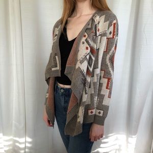 Boho Open Waterfall Cardigan